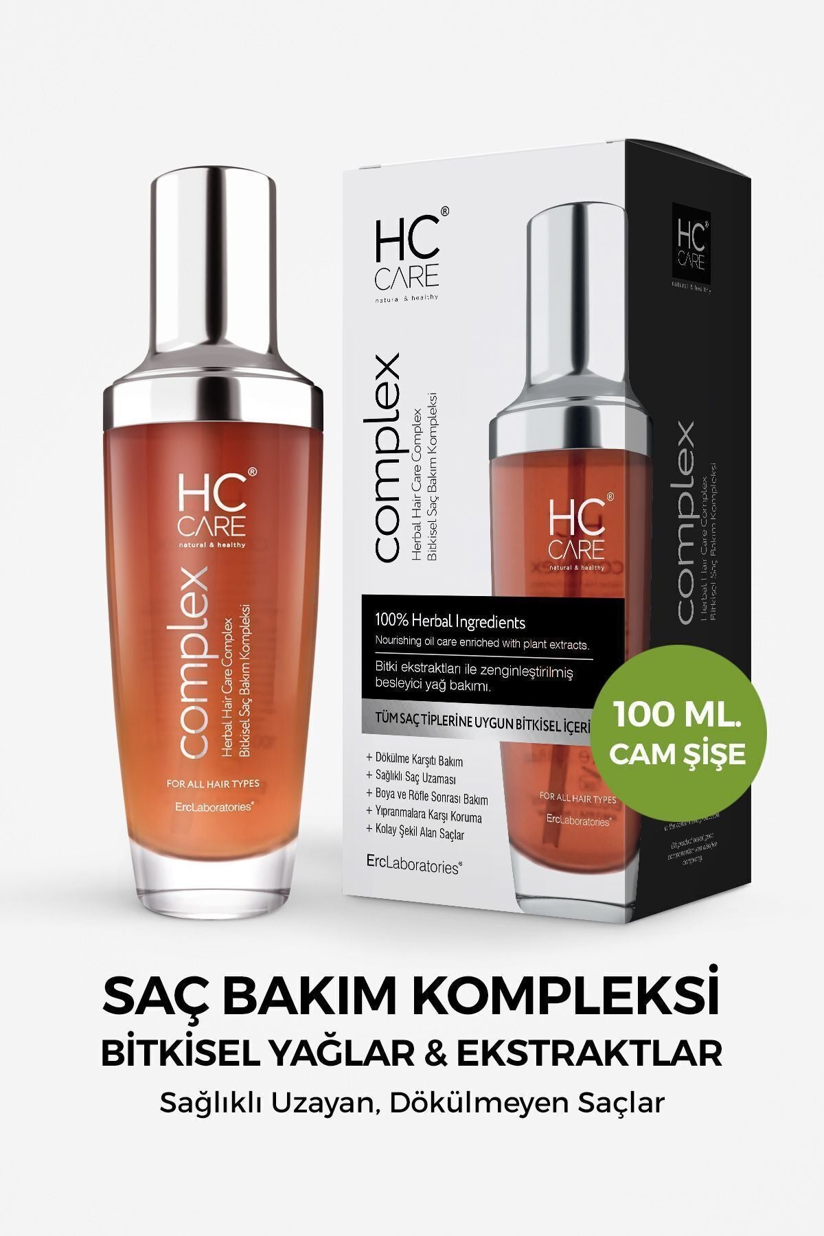 HC Complex Bitkisel Saç Bakım Kompleksi - 100 ml